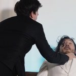 Ethan choking Mark (Unus Annus)