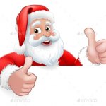 Thumbs up santy