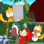 Knuckles throws Ray meme