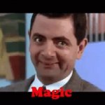 Mr.Bean Magic GIF Template