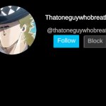 Thatoneguywhobreathesair's announcement template meme