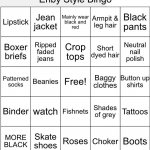 Enby Style Bingo meme
