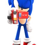 Sonic the Hedgehog with a Camera