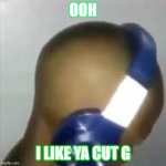cut g | OOH I LIKE YA CUT G | image tagged in i like ya cut g | made w/ Imgflip meme maker