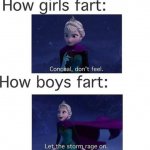 Genders Farting meme