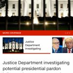 Justice Department investigates Trump bribery