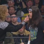 Adam page gives the finger