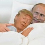 trump putin bed meme