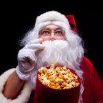 Santa popcorn