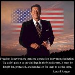 Ronald Reagan quote freedom meme