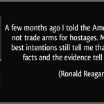 Ronald Reagan quote Iran-Contra meme