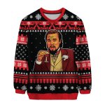 Laughing Leo Christmas Sweater
