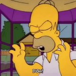 Homer SImpson DOH GIF Template