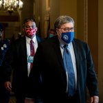 William Barr face mask
