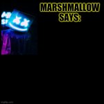 Marshmallow Says meme