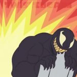 Venom biting someones head off GIF Template