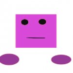 purple cubey thing