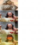 Jesus Drake 4 Panel meme