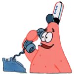 Patrick on the phone