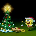 spongebob christmas tree meme