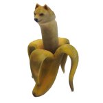 Doge banana transparent meme