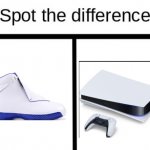 Spot the difference | image tagged in spot the difference | made w/ Imgflip meme maker