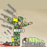The Silent Protector | PIENI POTERI; ZANGRILLO MINISTRO DELLA SANITÀ; FELPE ISTITUZIONALI; FLAT TAX, MA A SCAGLIONI; VACCINO RUSSO; MOJITO; ITALIA | image tagged in the silent protector | made w/ Imgflip meme maker
