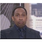 Stephen a | LOOKING AT BARRY’S TEXT | image tagged in stephen a | made w/ Imgflip meme maker