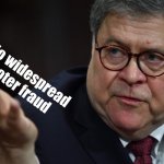 Barr no widespread voter fraud