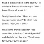 Trump voter fraud