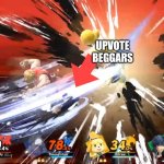 No upvote beggars | UPVOTE BEGGARS | image tagged in isabelle destroyed | made w/ Imgflip meme maker
