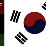 Korean Pan African Flag