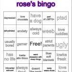 rose's bingo meme