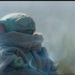 Grogu Baby Yoda Meditating meme
