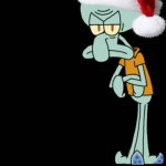 squidward christmas template