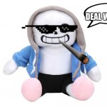 deal with it sans | DEAL WITH IT | image tagged in sans undertale | made w/ Imgflip meme maker