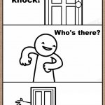 Knock Knock asdfmovie meme