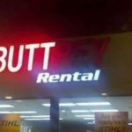 renting butts