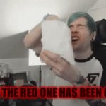 DanTDM the red one has been chosen | OOO OH THE RED ONE HAS BEEN CHOSEN | image tagged in gifs,dantdm | made w/ Imgflip video-to-gif maker