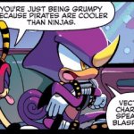 Charmy's Speaking Blasphemy