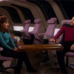 Riker, Troi, Chairs