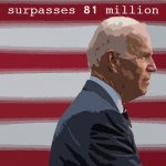 Biden surpasses 81 million votes meme