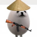 don't take his rice | vietnam eggdog | image tagged in eggdog with white background | made w/ Imgflip meme maker