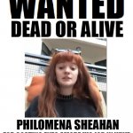 Wanted Dead or Alive | PHILOMENA SHEAHAN; FOR COSTING ENZO AMORE HIS JOB IN WWE; REWARD FOR ENZO: COURT-ORDERED REINSTATION TO WWE | image tagged in wanted dead or alive,wwe,sexual harassment,me too,memes | made w/ Imgflip meme maker