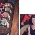 Rollercoaster angry woman