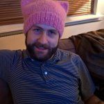 Liberal White Male Pink Pussy hat
