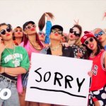 Justin Bieber sorry