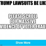 Please scroll voter fraud