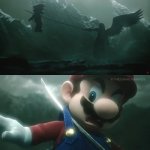 Sephiroth kills Mario, turned out to be fake