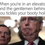 Mitch McConnell Tickled Bootyhole meme